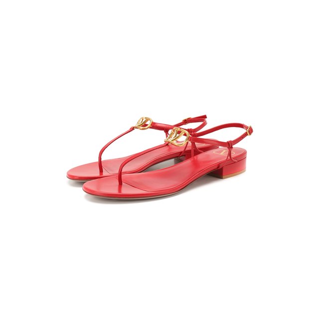фото Кожаные сандалии vlogo valentino