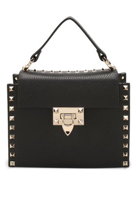 Женская сумка valentino garavani rockstud small VALENTINO черного цвета по цене 108000 руб., арт. TW0B0G49/VSF | Фото 1 Женская сумка valentino garavani rockstud small VALENTINO черного цвета, арт. TW0B0G49/VSF | Фото 1
