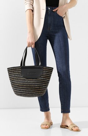 Женская сумка pag TOD’S черного цвета по цене 51600 руб., арт. XBWPAGA020005M | Фото 2 Женская сумка pag TOD’S черного цвета, арт. XBWPAGA020005M | Фото 2