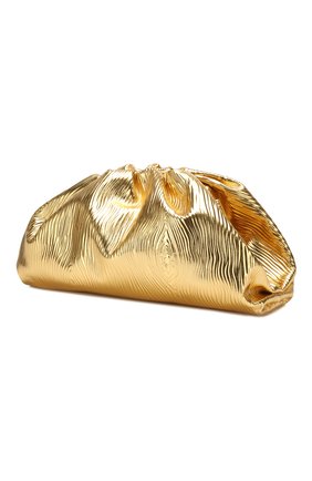 Женский клатч pouch BOTTEGA VENETA золотого цвета по цене 158500 руб., арт. 618128/VCQ60 | Фото 3 Женский клатч pouch BOTTEGA VENETA золотого цвета, арт. 618128/VCQ60 | Фото 3
