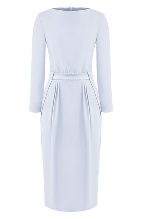 Женское платье GIORGIO ARMANI голубого цвета по цене 105500 руб., арт. 0SHVA049/T002M | Фото 1 Женское платье GIORGIO ARMANI голубого цвета, арт. 0SHVA049/T002M | Фото 1