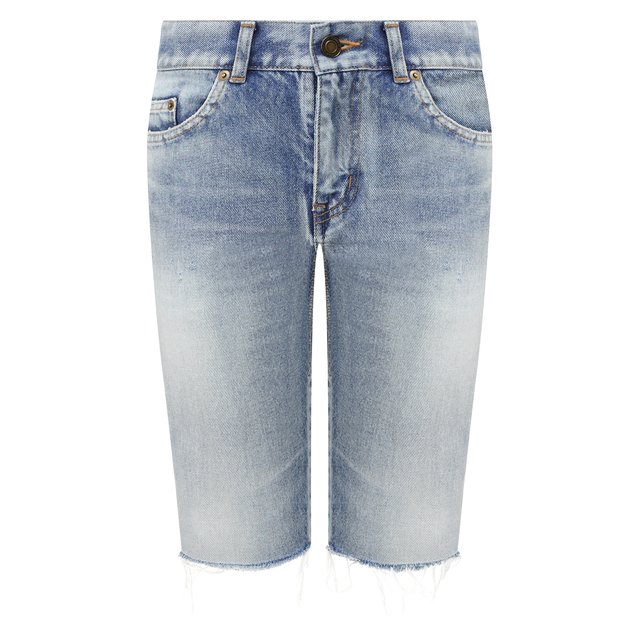 Джинсовые шорты Yves Saint Laurent 10912018