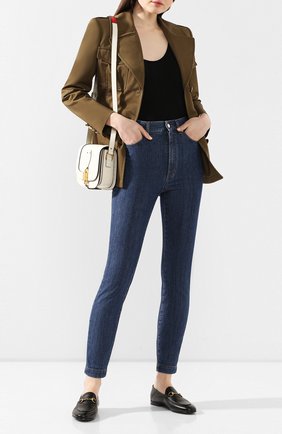 Женские джинсы DOLCE & GABBANA темно-синего цвета по цене 39150 руб., арт. FTB0QD/G899S | Фото 2 Женские джинсы DOLCE & GABBANA темно-синего цвета, арт. FTB0QD/G899S | Фото 2
