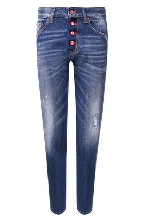 Женские джинсы DSQUARED2 синего цвета по цене 37500 руб., арт. S72LB0287/S30342 | Фото 1 Женские джинсы DSQUARED2 синего цвета, арт. S72LB0287/S30342 | Фото 1