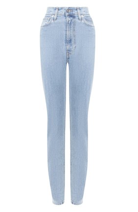 Женские джинсы HELMUT LANG голубого цвета по цене 26350 руб., арт. J04DW213 | Фото 1 Женские джинсы HELMUT LANG голубого цвета, арт. J04DW213 | Фото 1