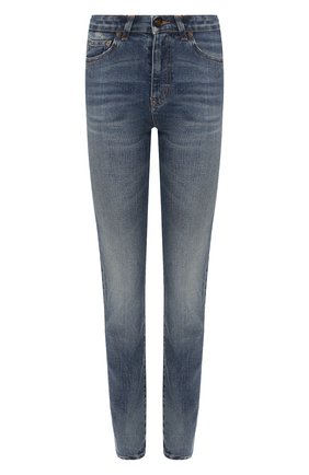 Женские джинсы SAINT LAURENT синего цвета по цене 43350 руб., арт. 614458/YR477 | Фото 1 Женские джинсы SAINT LAURENT синего цвета, арт. 614458/YR477 | Фото 1