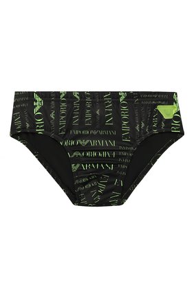 Детские плавки EMPORIO ARMANI черного цвета по цене 5675 руб., арт. 408504/0P204 | Фото 1 Детские плавки EMPORIO ARMANI черного цвета, арт. 408504/0P204 | Фото 1