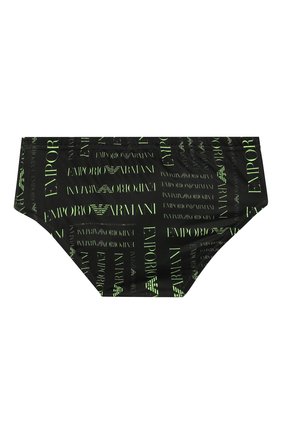 Детские плавки EMPORIO ARMANI черного цвета по цене 5675 руб., арт. 408504/0P204 | Фото 2 Детские плавки EMPORIO ARMANI черного цвета, арт. 408504/0P204 | Фото 2