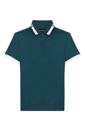 Детское хлопковое поло EMPORIO ARMANI светло-зеленого цвета по цене 6365 руб., арт. 3H4FJ3/1J46Z | Фото 1 Детское хлопковое поло EMPORIO ARMANI светло-зеленого цвета, арт. 3H4FJ3/1J46Z | Фото 1