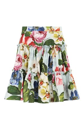 Детская хлопковая юбка DOLCE & GABBANA голубого цвета по цене 32100 руб., арт. L53I51/HS5GB/2-6 | Фото 1 Детская хлопковая юбка DOLCE & GABBANA голубого цвета, арт. L53I51/HS5GB/2-6 | Фото 1 (Материал внешний: Хлопок; Материал подклада: Хлопок; Случай: Повседневный; Региональные ограничения белый список (Axapta Mercury): RU; Ростовка одежда: 2 года | 92 см, 3 года | 98 см, 4 года | 104 см, 5 лет | 110 см, 6 лет | 116 см)