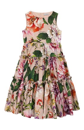 Детское хлопковое платье DOLCE & GABBANA светло-розового цвета по цене 57550 руб., арт. L52DF0/HS5F8/2-6 | Фото 1 Детское хлопковое платье DOLCE & GABBANA светло-розового цвета, арт. L52DF0/HS5F8/2-6 | Фото 1 (Материал подклада: Хлопок; Материал внешний: Хлопок; Рукава: Без рукавов, Короткие; Девочки Кросс-КТ: Платье-одежда; Случай: Повседневный; Принт: С принтом; Ростовка одежда: 2 года | 92 см, 3 года | 98 см, 4 года | 104 см, 5 лет | 110 см, 6 лет | 116 см)