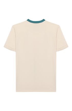 Детская хлопковая футболка DOLCE & GABBANA бежевого цвета по цене 11150 руб., арт. L4JTBM/G7WGJ/8-14 | Фото 2 Детская хлопковая футболка DOLCE & GABBANA бежевого цвета, арт. L4JTBM/G7WGJ/8-14 | Фото 2