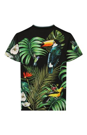 Детская хлопковая футболка DOLCE & GABBANA разноцветного цвета по цене 11150 руб., арт. L4JTBL/G7WGC/8-14 | Фото 2 Детская хлопковая футболка DOLCE & GABBANA разноцветного цвета, арт. L4JTBL/G7WGC/8-14 | Фото 2