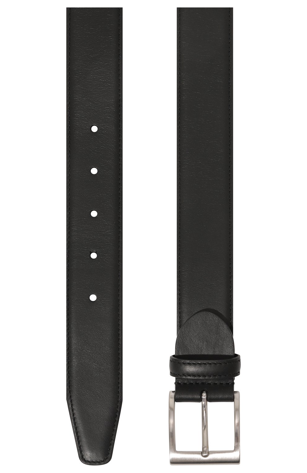 Мужской кожаный ремень CANALI черного цвета, арт. 50C/KA00025 | Фото 3 (Материал: Натуральная кожа; Случай: Формальный)