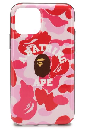 Мужской чехол для iphone 11 pro BAPE розового цвета по цене 4560 руб., арт. 1F70182240 | Фото 1 Мужской чехол для iphone 11 pro BAPE розового цвета, арт. 1F70182240 | Фото 1