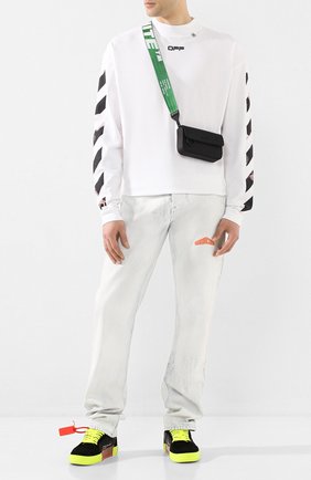 Мужская сумка OFF-WHITE черного цвета по цене 44000 руб., арт. 0MNA032S20A660201000 | Фото 2 Мужская сумка OFF-WHITE черного цвета, арт. 0MNA032S20A660201000 | Фото 2