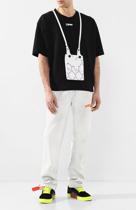 Мужская кожаная сумка OFF-WHITE белого цвета по цене 57400 руб., арт. 0MNA100S207200300110 | Фото 2 Мужская кожаная сумка OFF-WHITE белого цвета, арт. 0MNA100S207200300110 | Фото 2