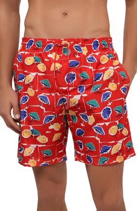 Мужские плавки-шорты DOLCE & GABBANA красного цвета по цене 39950 руб., арт. M4A13T/HSM2A | Фото 2 Мужские плавки-шорты DOLCE & GABBANA красного цвета, арт. M4A13T/HSM2A | Фото 2
