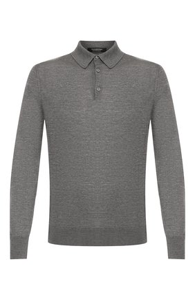 Мужское шерстяное поло ERMENEGILDO ZEGNA серого цвета по цене 51500 руб., арт. UUM00/132 | Фото 1 Мужское шерстяное поло ERMENEGILDO ZEGNA серого цвета, арт. UUM00/132 | Фото 1