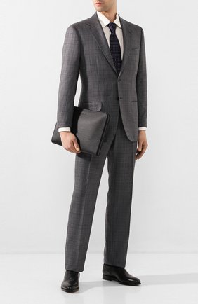 Мужская кожаная папка для документов ERMENEGILDO ZEGNA черного цвета по цене 57800 руб., арт. C1478J-LHJAK | Фото 2 Мужская кожаная папка для документов ERMENEGILDO ZEGNA черного цвета, арт. C1478J-LHJAK | Фото 2