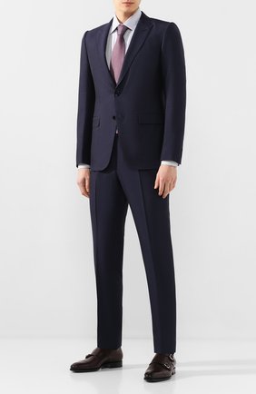 Мужская хлопковая сорочка ERMENEGILDO ZEGNA синего цвета по цене 26100 руб., арт. 701334/9MS0PA | Фото 2 Мужская хлопковая сорочка ERMENEGILDO ZEGNA синего цвета, арт. 701334/9MS0PA | Фото 2
