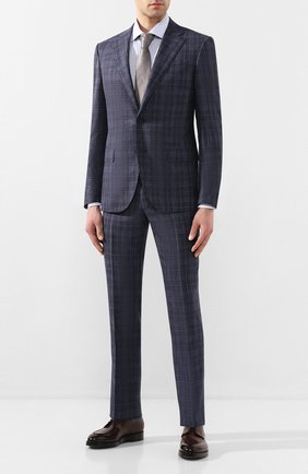 Мужская хлопковая сорочка CORNELIANI голубого цвета по цене 22500 руб., арт. 85P100-0111530/00 | Фото 2 Мужская хлопковая сорочка CORNELIANI голубого цвета, арт. 85P100-0111530/00 | Фото 2