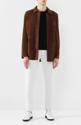 Мужская замшевая куртка CORNELIANI коричневого цвета по цене 174000 руб., арт. 8525W2-0120103/00 | Фото 2 Мужская замшевая куртка CORNELIANI коричневого цвета, арт. 8525W2-0120103/00 | Фото 2