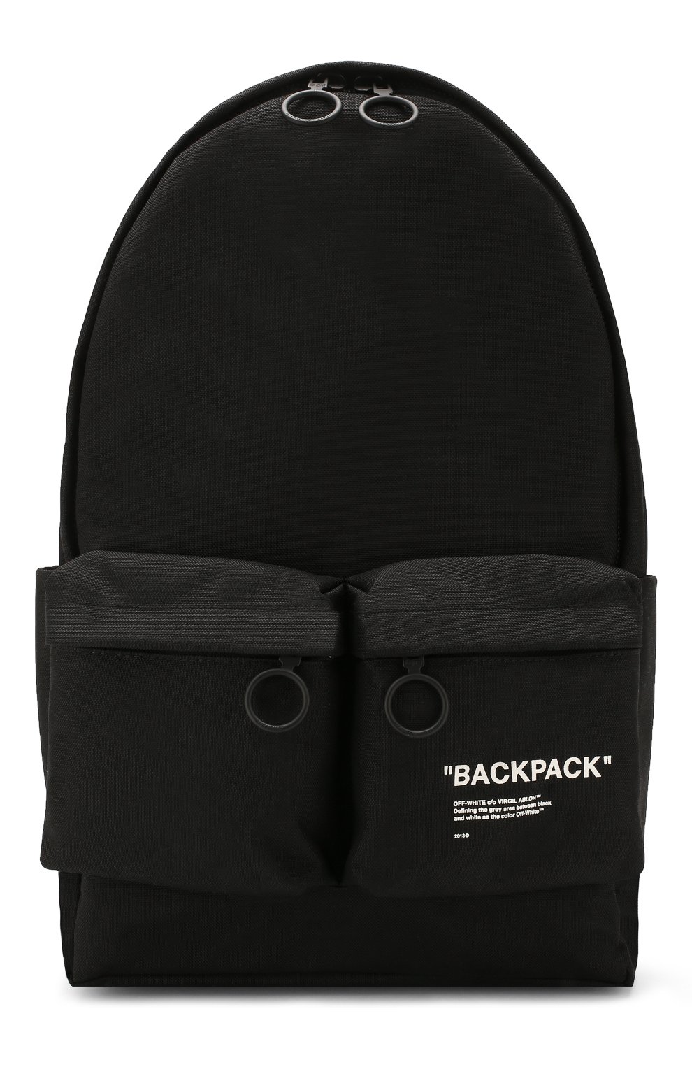 Мужской текстильный рюкзак OFF-WHITE черного цвета, арт. 0MNB003R205210381001 | Фото 1