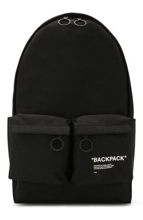 Мужской текстильный рюкзак OFF-WHITE черного цвета по цене 35000 руб., арт. 0MNB003R205210381001 | Фото 1 Мужской текстильный рюкзак OFF-WHITE черного цвета, арт. 0MNB003R205210381001 | Фото 1