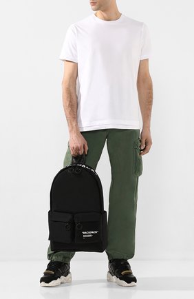 Мужской текстильный рюкзак OFF-WHITE черного цвета по цене 35000 руб., арт. 0MNB003R205210381001 | Фото 2 Мужской текстильный рюкзак OFF-WHITE черного цвета, арт. 0MNB003R205210381001 | Фото 2