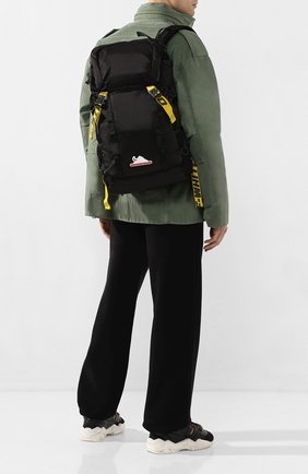 Мужской текстильный рюкзак OFF-WHITE черного цвета по цене 40800 руб., арт. 0MKN001R20E480011000 | Фото 2 Мужской текстильный рюкзак OFF-WHITE черного цвета, арт. 0MKN001R20E480011000 | Фото 2
