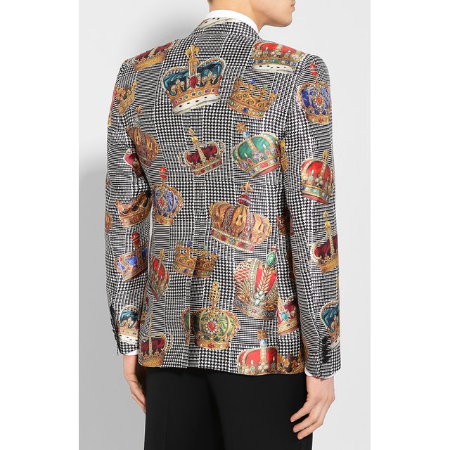 Шелковый пиджак Dolce&Gabbana 10913990