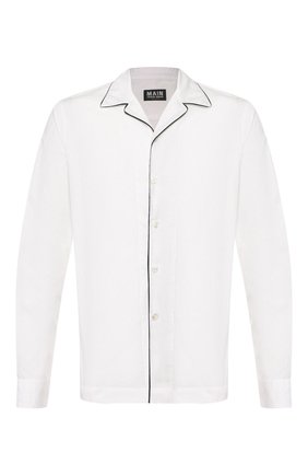 Мужская хлопковая рубашка GIORGIO ARMANI белого цвета, арт. 0SGCCZ29/TZ567 | Фото 1 (Длина (для топов): Стандартные; Рукава: Длинные; Материал внешний: Хлопок; Случай: Повседневный; Мужское Кросс-КТ: Рубашка-одежда; Манжеты: На пуговицах; Принт: Однотонные; Воротник: Отложной; Региональные ограничения белый список (Axapta Mercury): RU)