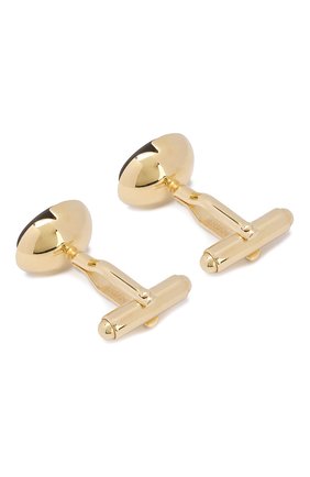 Мужские запонки LANVIN золотого цвета по цене 22200 руб., арт. 9527/9 | Фото 2 Мужские запонки LANVIN золотого цвета, арт. 9527/9 | Фото 2