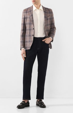 Мужские кожаные лоферы SALVATORE FERRAGAMO черного цвета по цене 41300 руб., арт. Z-07042293E | Фото 2 Мужские кожаные лоферы SALVATORE FERRAGAMO черного цвета, арт. Z-07042293E | Фото 2