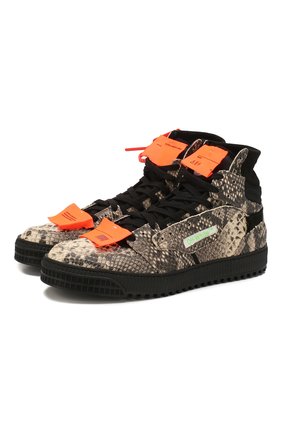 Мужские кожаные кеды off-court 3.0 OFF-WHITE коричневого цвета по цене 58150 руб., арт. 0MIA065S20D680209900 | Фото 1 Мужские кожаные кеды off-court 3.0 OFF-WHITE коричневого цвета, арт. 0MIA065S20D680209900 | Фото 1