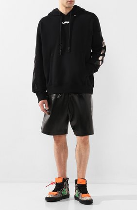 Мужские кожаные кеды off-court 3.0 OFF-WHITE коричневого цвета по цене 58150 руб., арт. 0MIA065S20D680209900 | Фото 2 Мужские кожаные кеды off-court 3.0 OFF-WHITE коричневого цвета, арт. 0MIA065S20D680209900 | Фото 2