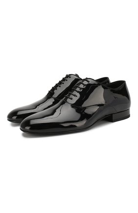 Мужские кожаные оксфорды SAINT LAURENT черного цвета по цене 47800 руб., арт. 607931/0D500 | Фото 1 Мужские кожаные оксфорды SAINT LAURENT черного цвета, арт. 607931/0D500 | Фото 1