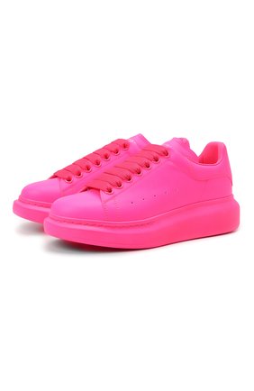 Женские кожаные кеды ALEXANDER MCQUEEN розового цвета по цене 288500 тенге, арт. 558943/W4LY1 | Фото 1 Женские кожаные кеды ALEXANDER MCQUEEN розового цвета, арт. 558943/W4LY1 | Фото 1 (Материал внутренний: Натуральная кожа; Подошва: Платформа; Материал внешний: Кожа; Материал утеплителя: Без утеплителя; Длина стельки: 25,5, 23,3, 23,6, 23,9, 24,3, 24,6, 24,9, 25,3, 25,6, 25,9, 26,3, 26,6, 26,9, 27,3, 22,9; Стили: Гранж)