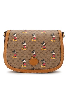 Женская сумка disney x gucci GUCCI коричневого цвета по цене 144200 руб., арт. 602694/HWUBM | Фото 1 Женская сумка disney x gucci GUCCI коричневого цвета, арт. 602694/HWUBM | Фото 1