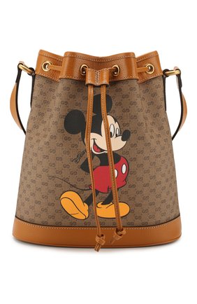 Женская сумка disney x gucci GUCCI коричневого цвета по цене 136000 руб., арт. 602691/HWXAM | Фото 1 Женская сумка disney x gucci GUCCI коричневого цвета, арт. 602691/HWXAM | Фото 1