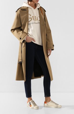 Женские кеды new ace disney x gucci GUCCI белого цвета по цене 57300 руб., арт. 602129/AY070 | Фото 2 Женские кеды new ace disney x gucci GUCCI белого цвета, арт. 602129/AY070 | Фото 2