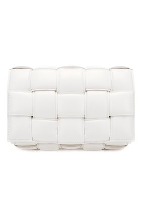 Женская сумка padded cassette BOTTEGA VENETA белого цвета по цене 199500 руб., арт. 591970/VCQR1 | Фото 1 Женская сумка padded cassette BOTTEGA VENETA белого цвета, арт. 591970/VCQR1 | Фото 1