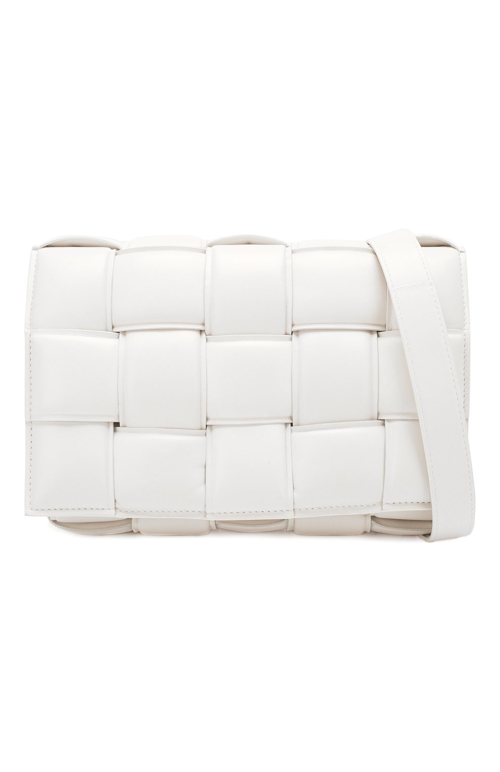 Женская сумка padded cassette BOTTEGA VENETA белого цвета по цене 199500 руб., арт. 591970/VCQR1 | Фото 6 Женская сумка padded cassette BOTTEGA VENETA белого цвета, арт. 591970/VCQR1 | Фото 6
