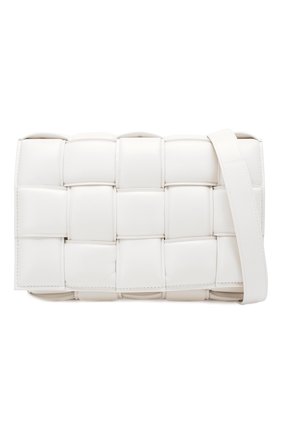Женская сумка padded cassette BOTTEGA VENETA белого цвета по цене 199500 руб., арт. 591970/VCQR1 | Фото 6 Женская сумка padded cassette BOTTEGA VENETA белого цвета, арт. 591970/VCQR1 | Фото 6