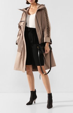 Женские текстильные ботильоны FENDI черного цвета по цене 76000 руб., арт. 8T7009 A8U9 | Фото 2 Женские текстильные ботильоны FENDI черного цвета, арт. 8T7009 A8U9 | Фото 2