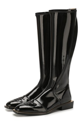 Женские сапоги FENDI черного цвета по цене 98000 руб., арт. 8U7054 A8U6 | Фото 1 Женские сапоги FENDI черного цвета, арт. 8U7054 A8U6 | Фото 1