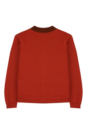 Детский хлопковый кардиган GUCCI коричневого цвета по цене 47900 руб., арт. 590277/XKA2Z | Фото 2 Детский хлопковый кардиган GUCCI коричневого цвета, арт. 590277/XKA2Z | Фото 2