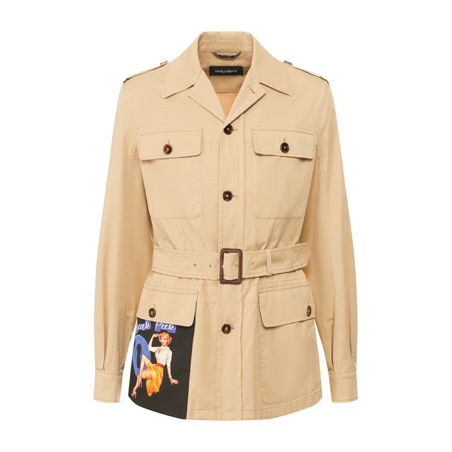 Хлопковая куртка Dolce&Gabbana 10916619