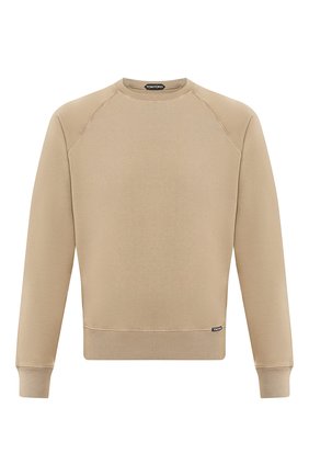 Мужской хлопковый свитшот TOM FORD хаки цвета по цене 51950 руб., арт. BU265/TFJ985 | Фото 1 Мужской хлопковый свитшот TOM FORD хаки цвета, арт. BU265/TFJ985 | Фото 1